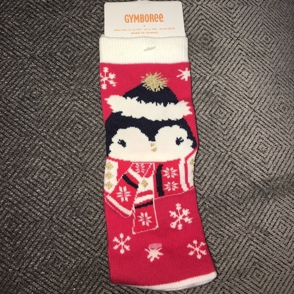 Gymboree penguin socks girls Christmas in July - Picture 2 of 3